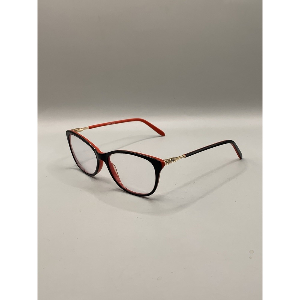 Eyebuydirect Marina Eyeglasses M803 53-16-130 Black Red Full Rim Frame Only